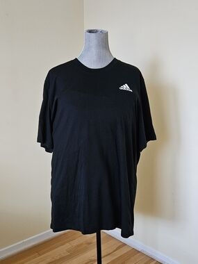 Adidas Men's Black AEROREADY Crew Neck T-Shirt
